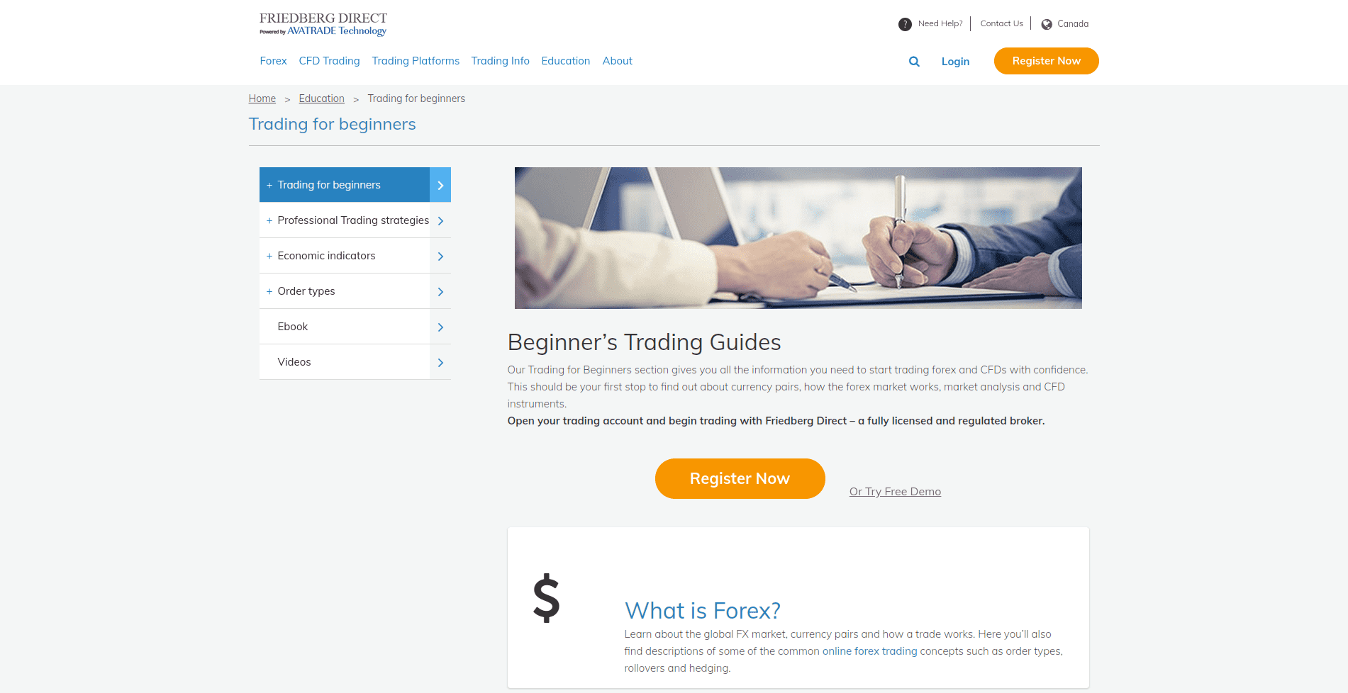 Friedberg Direct Review trading for beginners
